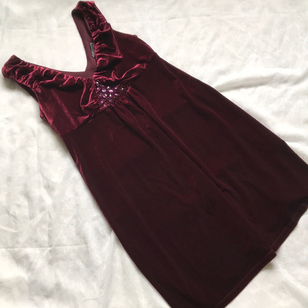Red Velvet Dress Barn Collection Dress